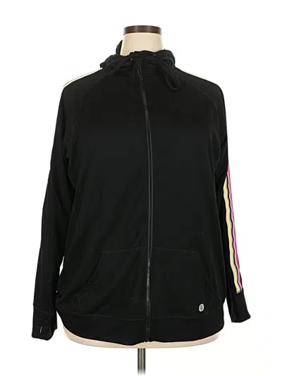 Pre-owned Torrid Zip Up Hoodie In Black