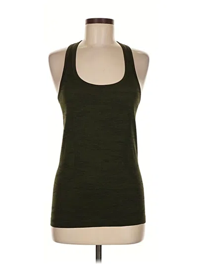Pre-owned Lululemon Athletica Active Tank Top In Green