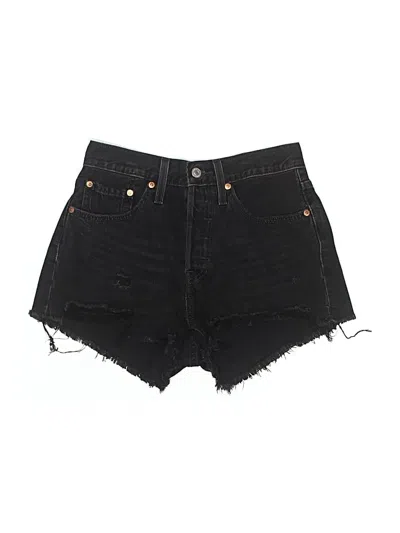 Pre-owned Levi's Denim Shorts In Black