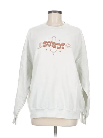 Pre-owned Golden Hour Sweatshirt In White