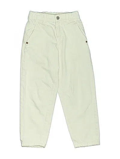 Pre-owned Zara Kids' Jeans In White