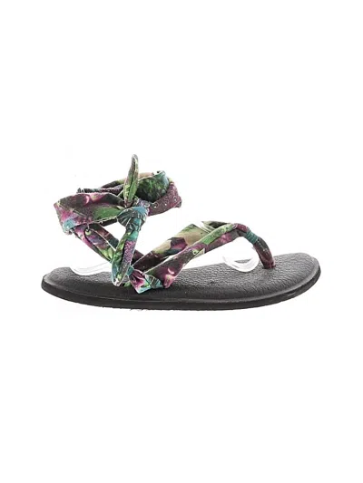 Pre-owned Sanuk Sandals In Green