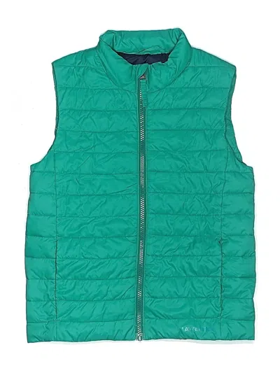 Pre-owned Lands' End Kids'  Vest In Green