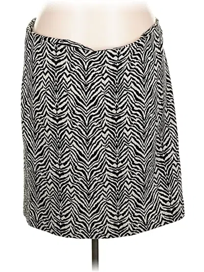 Pre-owned Ashley Stewart Casual Skirt In Gray