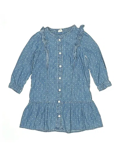 Pre-owned Baby Gap Kids' Dress In Blue