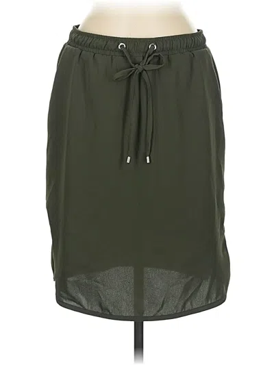 Pre-owned Ann Taylor Casual Skirt In Green