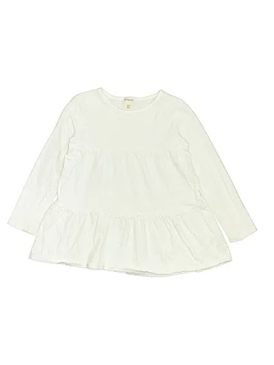 Pre-owned Crewcuts Outlet Kids' Dress In White