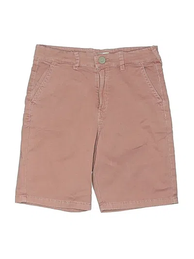 Pre-owned Zara Kids' Khaki Shorts In Brown