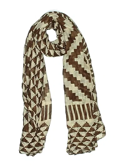 Pre-owned Unbranded Scarf In Brown