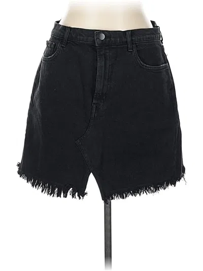 J Brand Denim Skirt In Black