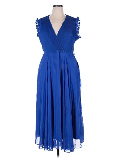 Pre-owned Taylor Cocktail Dress In Blue