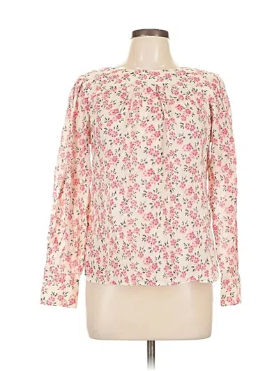 Pre-owned Rebecca Taylor Long Sleeve Blouse In Pink