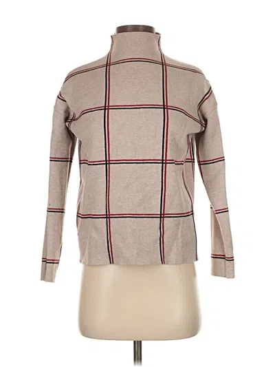 Pre-owned Tahari Turtleneck Sweater In Brown