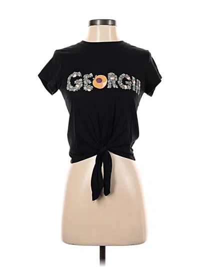 Pre-owned Abercrombie & Fitch Short Sleeve T-shirt In Black