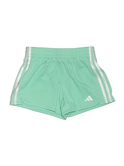 Pre-owned Adidas Originals Kids' Athletic Shorts In Green