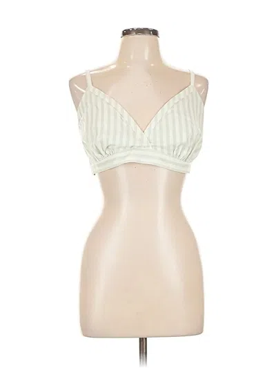 Pre-owned Only Sleeveless Top Green Sweetheart Neckline Tops