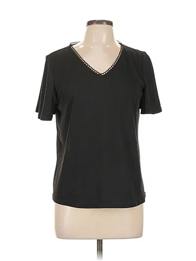 Pre-owned Unbranded Short Sleeve T-shirt In Black