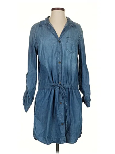 Pre-owned Gap Outlet Casual Dress In Blue