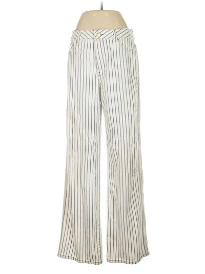 Pre-owned Dl1961 Casual Pants In White