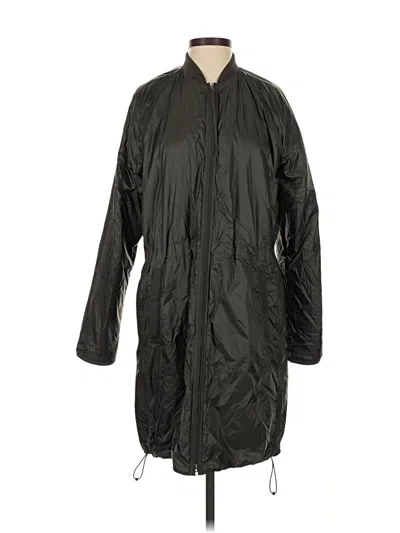 Pre-owned Athleta Raincoat In Black