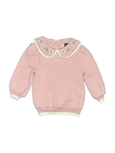 Pre-owned Cynthia Rowley Tjx Babies' Sweatshirt In Pink