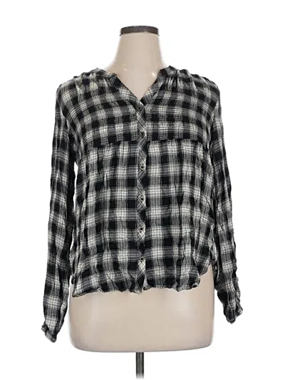 Pre-owned Knox Rose 3/4 Sleeve Blouse In Black