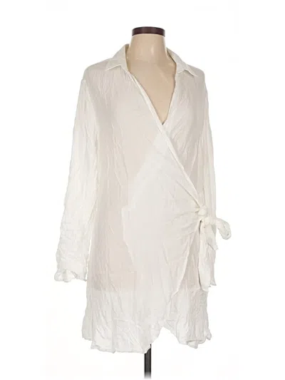 Pre-owned Aqua Kimono In White