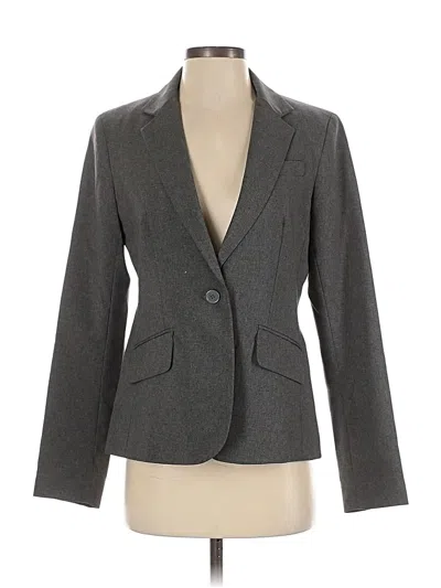 Pre-owned New York And Company Blazer Jacket In Gray