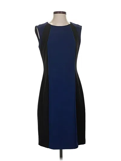 Pre-owned Tahari By Asl Cocktail Dress In Blue