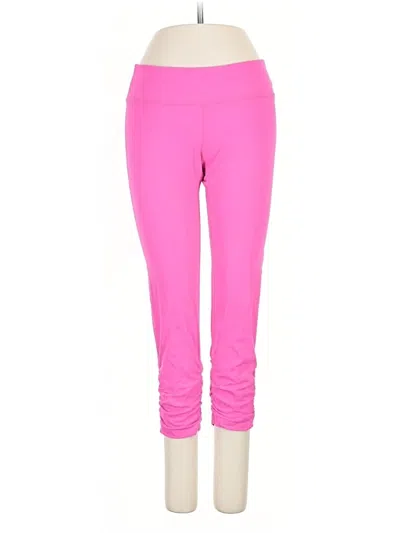 Pre-owned Beyond Yoga Active Pants In Pink