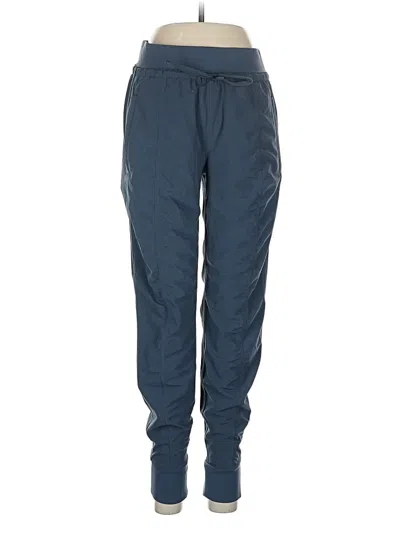 Pre-owned Athleta Track Pants In Blue