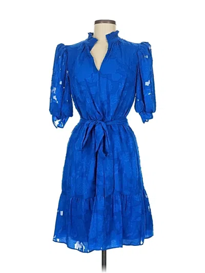 Pre-owned Eliza J Cocktail Dress In Blue