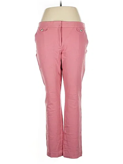 Pre-owned Anne Klein Casual Pants In Pink