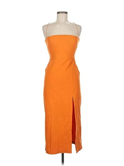 Pre-owned Vesper Cocktail Dress In Orange
