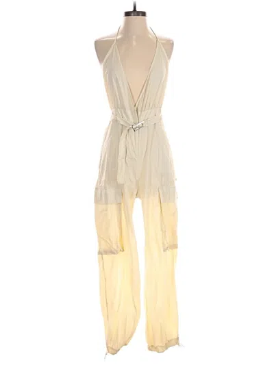 Pre-owned Unbranded Jumpsuit In White