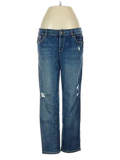 Pre-owned Ann Taylor Factory Jeans In Blue