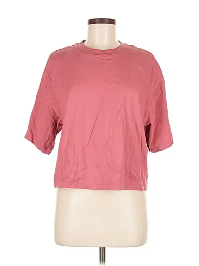 Pre-owned & Other Stories 3/4 Sleeve T-shirt In Pink
