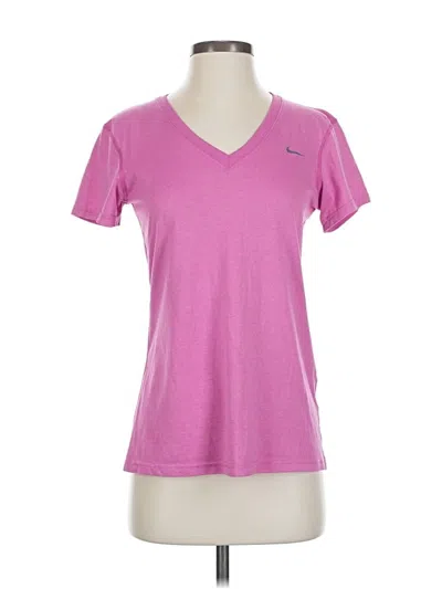Pre-owned Nike Active T-shirt In Pink
