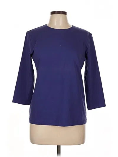 Leggiadro 3/4 Sleeve T-shirt In Purple
