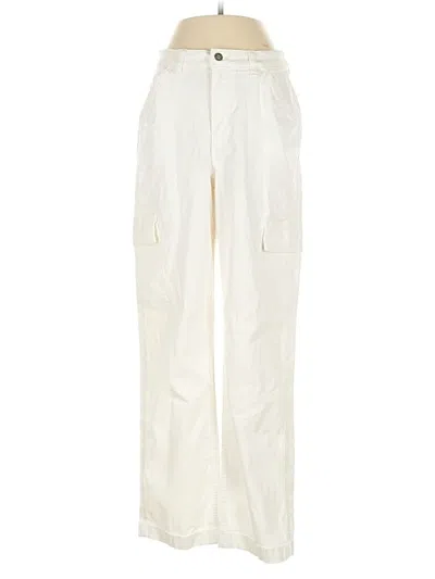 Pre-owned Hollister Cargo Pants In White