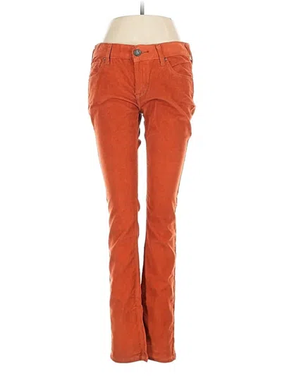 Pre-owned Free People Casual Pants In Orange