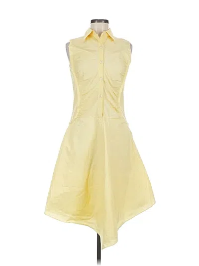 Pre-owned Assorted Brands Casual Dress In Yellow