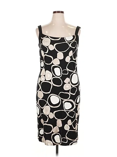 Pre-owned St John Cocktail Dress In Black
