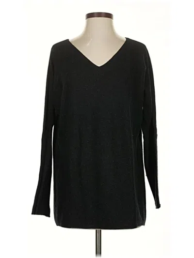 Pre-owned Vince Wool Pullover Sweater In Black