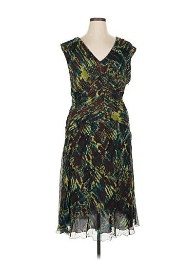 Pre-owned Jones New York Collection Cocktail Dress In Green