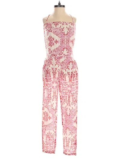 Pre-owned Plum Pretty Sugar Jumpsuit In Pink