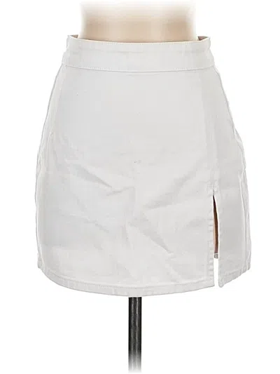 Pre-owned Lioness Casual Skirt In White