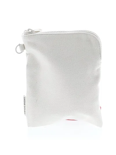 Pre-owned Dagne Dover Clutch In White