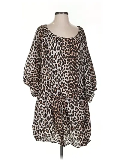 Pre-owned H&m Casual Dress In Brown