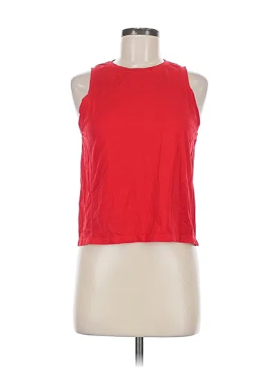 Pre-owned Fabletics Sleeveless T-shirt In Red